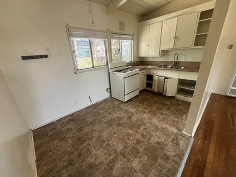Floor plan for 2 beds, 1 bath